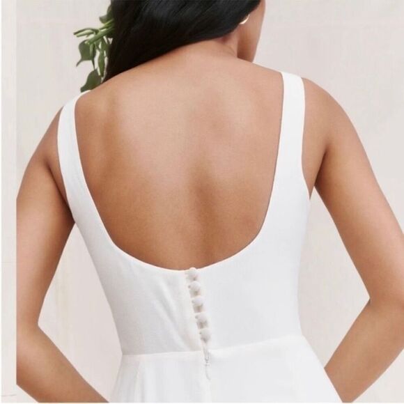 NWOT Reformation Lecce Dress in Ivory - Picture 5 of 5